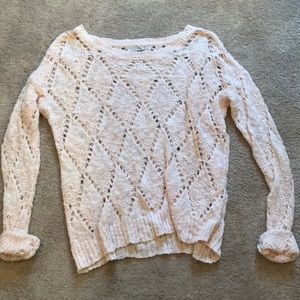 Light weight pink American eagle sweater
